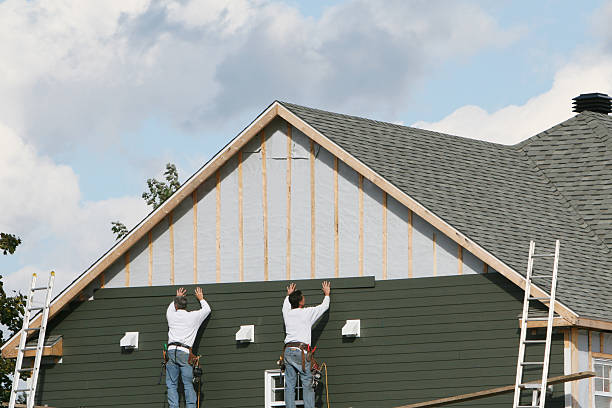 Professional Siding Installation technician working in Havertown, PA